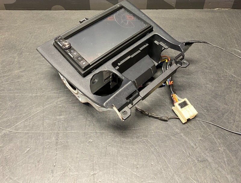 1998 NISSAN 240SX JOYBRING DOUBLE DIN HEAD UNIT WITH SURROUND USED *MODIFIED*
