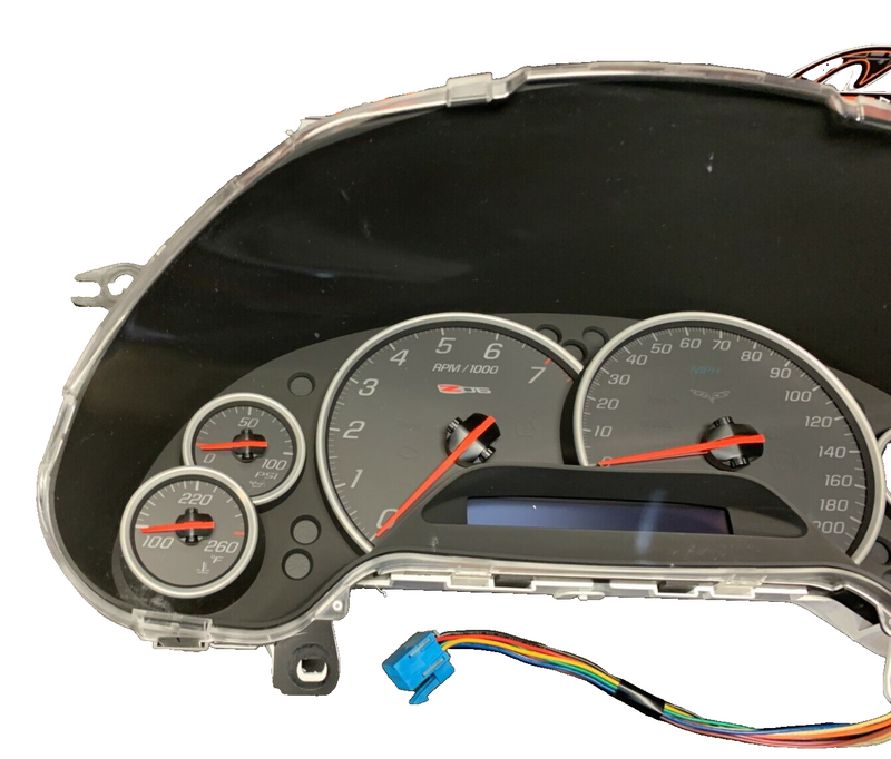 2007 CORVETTE C6 Z06 OEM GAUGE INSTRUMENT CLUSTER 76K