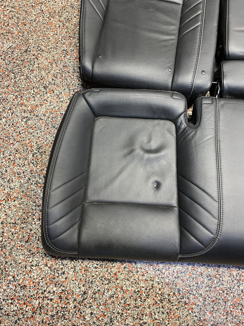 2016 DODGE CHALLENGER HELLCAT OEM FULL BLACK LEATHER FRONT REAR SEATS SET *READ*