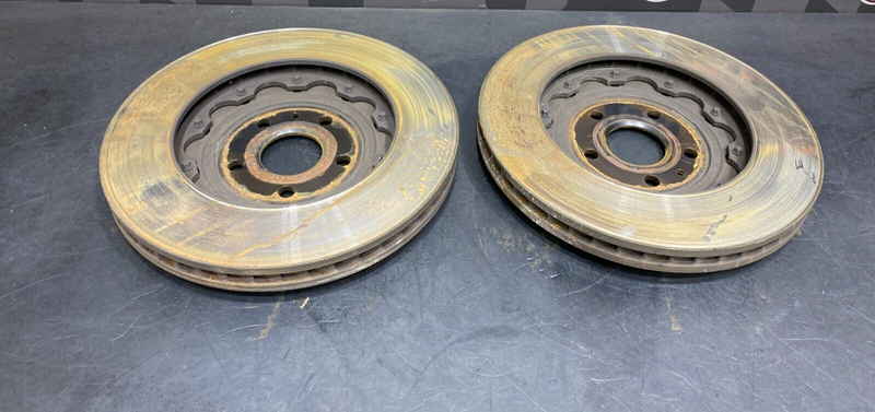 2014 CAMARO ZL1 OEM 2 PIECE FRONT BRAKE ROTORS PAIR DRIVER PASSENGER USED