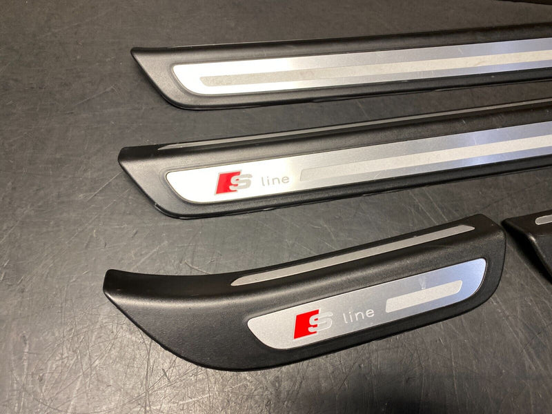 2012 Audi Q5 V6 S LINE OEM DOOR SILL SCUFF PANELS SET FRONT REAR USED