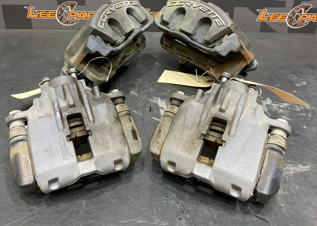 2013 CORVETTE C6 OEM BRAKE CALIPER SET FRONT REAR CALIPERS USED