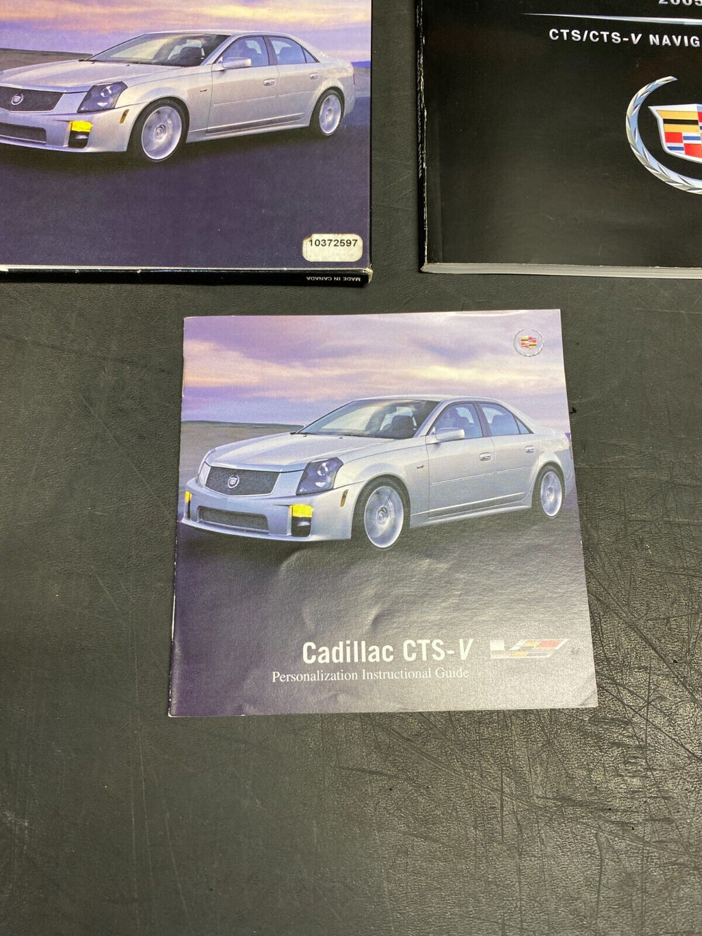 2005 CADILLAC CTS V CTS-V OEM OWNERS MANUAL SET BOOKLETS USED