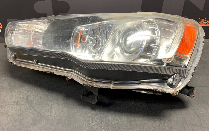 2008 Lancer EVOLUTION X DRIVER LH HEADLIGHT HEADLAMP HID USED OEM