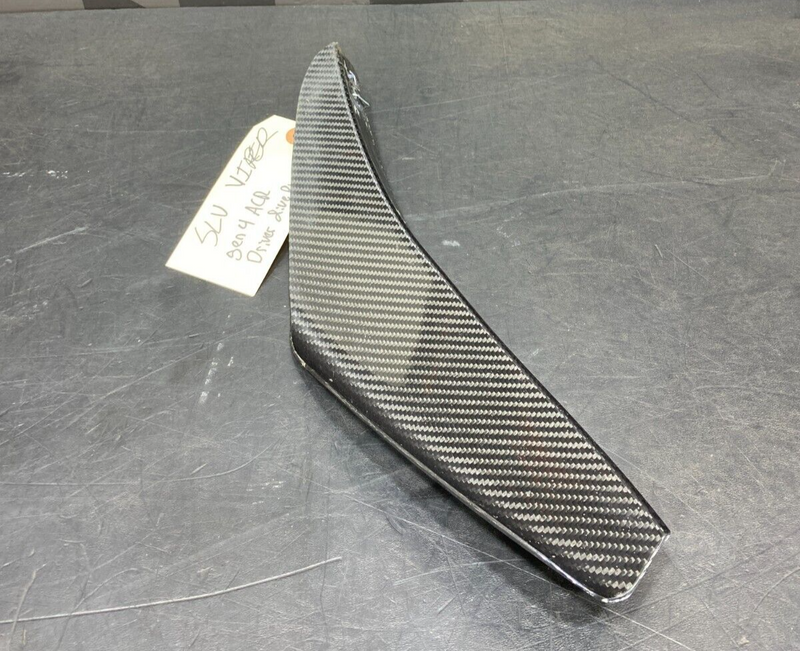 2009 DODGE VIPER ACR OEM CARBON FIBER DRIVER LH FRONT DIVE PLANE USED