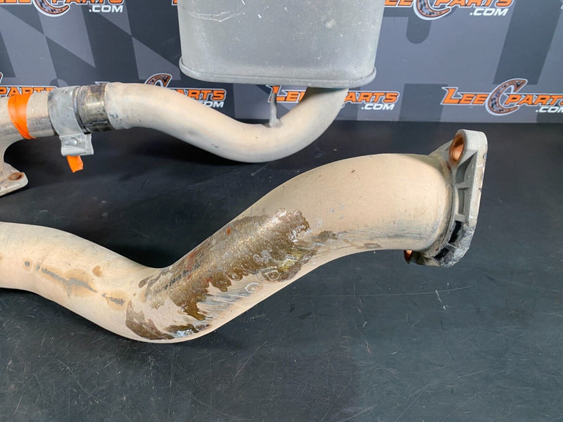 2007 HONDA S2000 AP2 INVIDIA Q300 CATBACK EXHAUST MUFFLERS USED **READ DAMAGE**