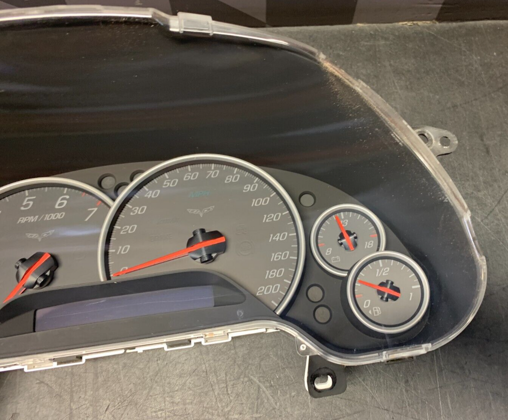 2008 CORVETTE C6 OEM GAUGE INSTRUMENT CLUSTER M/T