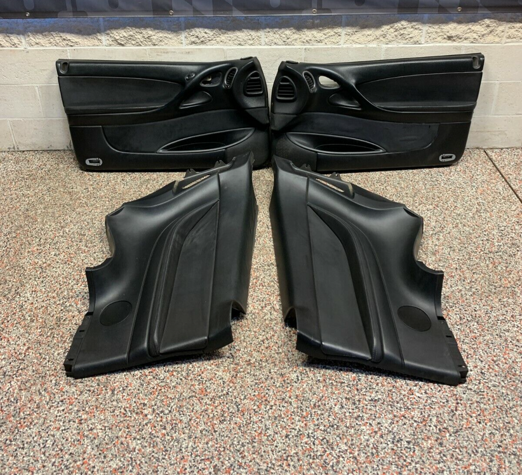 2004 PONTIAC GTO OEM BLACK FRONT DOOR PANELS REAR SIDE TRIM PANELS