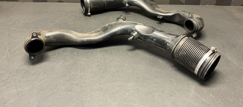 2007 PORSCHE 911 TURBO 997.1 OEM TURBO INLET PIPES PAIR DR PS USED