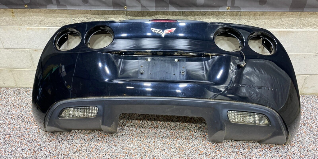 2007 CORVETTE C6 OEM REAR BUMPER COVER W/ VALANCE,  LOADED