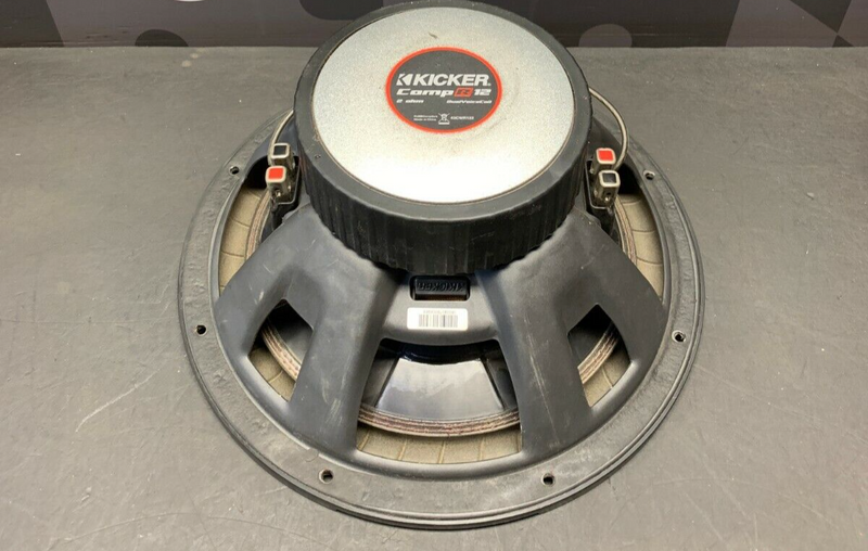 KICKER 48CWR124 CAR AUDIO 12" COMPR SUBWOOFER/SUB WOOFER DUAL 4 OHM CWR124