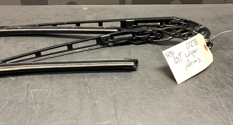 2012 AUDI R8 GT V10 OEM WINDSHIELD WIPER BLADES ARMS PAIR USED