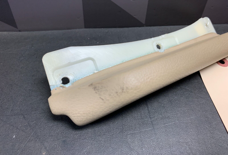 2008 CORVETTE C6 OEM TAN GLOVE BOX SIDE TRIM DASH PANEL