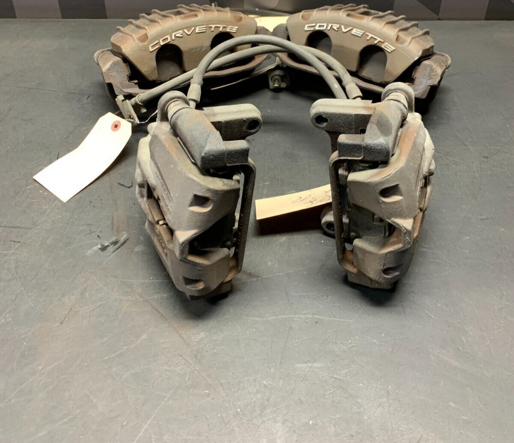 2000 CORVETTE C5 OEM BRAKE CALIPER SET FRONT REAR USED 77k MILES