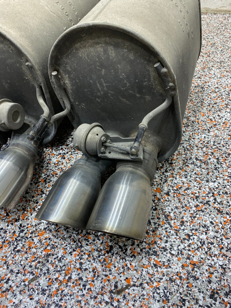 2009 CHEVY CORVETTE C6 OEM 2.5 INCH NPP MUFFLER PAIR DRIVER PASSENGER USED