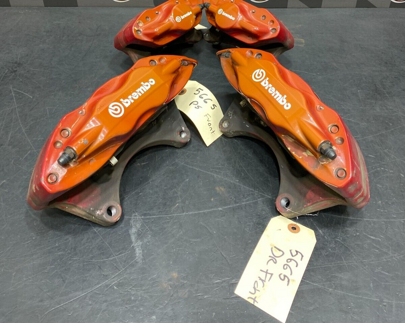 2008 EVOLUTION X EVO 10 GSR OEM BREMBO BRAKE CALIPERS SET FRONT REAR USED