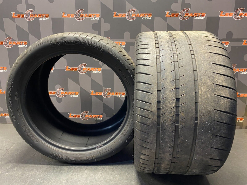 MICHELIN PILOT SPORT CUP2 325/30/19 6/32 (2) PAIR OF TIRES USED