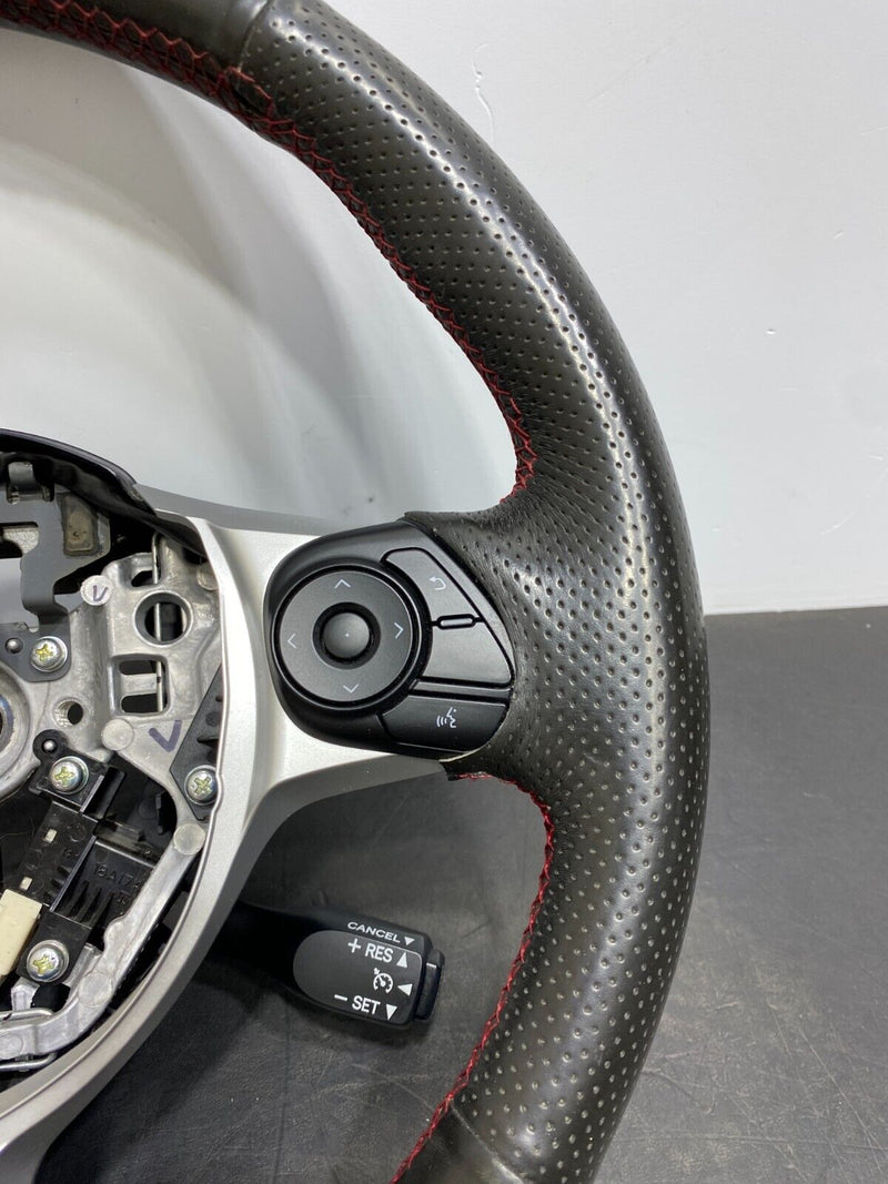 2017 SUBARU BRZ FRS 86 OEM STEERING WHEEL M/T NO PADDLE RED STRIPE USED