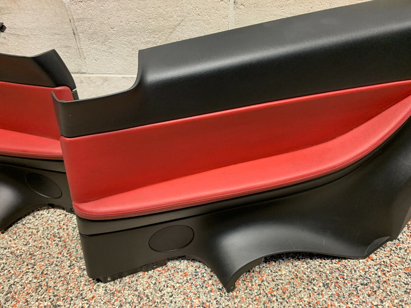 2004 PONTIAC GTO OEM RED REAR SPEAKER INTERIOR COVER SIDE TRIM PANELS