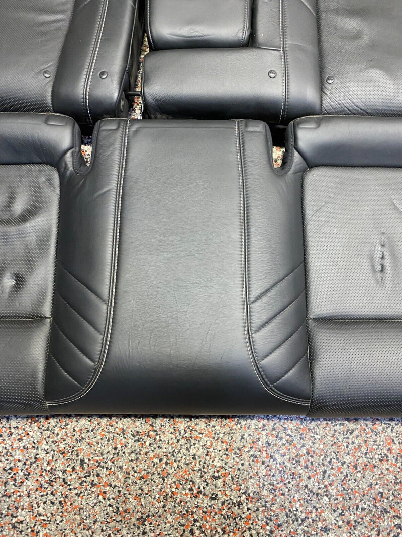 2016 DODGE CHALLENGER HELLCAT OEM FULL BLACK LEATHER FRONT REAR SEATS SET *READ*