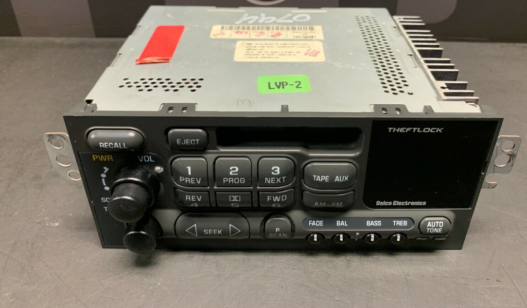 1999 CORVETTE C5 FRC OEM 16210221 RADIO STEREO HEAD UNIT -TESTED WORKING!-