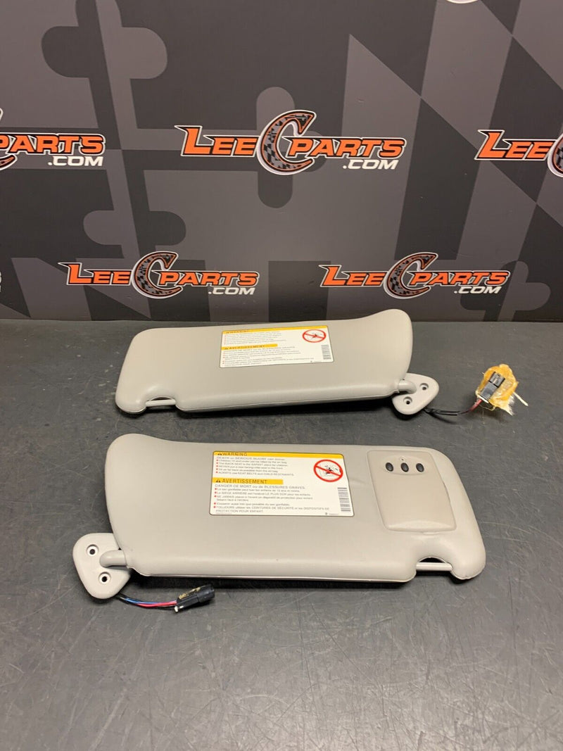2004 CADILLAC CTS V CTS-V SUNVISORS PAIR GARAGE BUTTONS OEM 74k MILES!
