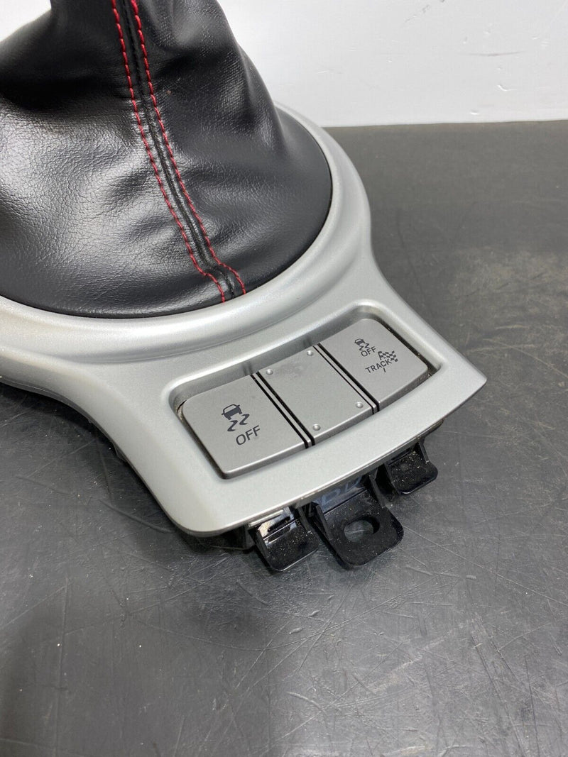 2017 SUBARU BRZ FRS 86 OEM MANUAL SHIFT BOOT WITH SURROUND RED STITCH USED