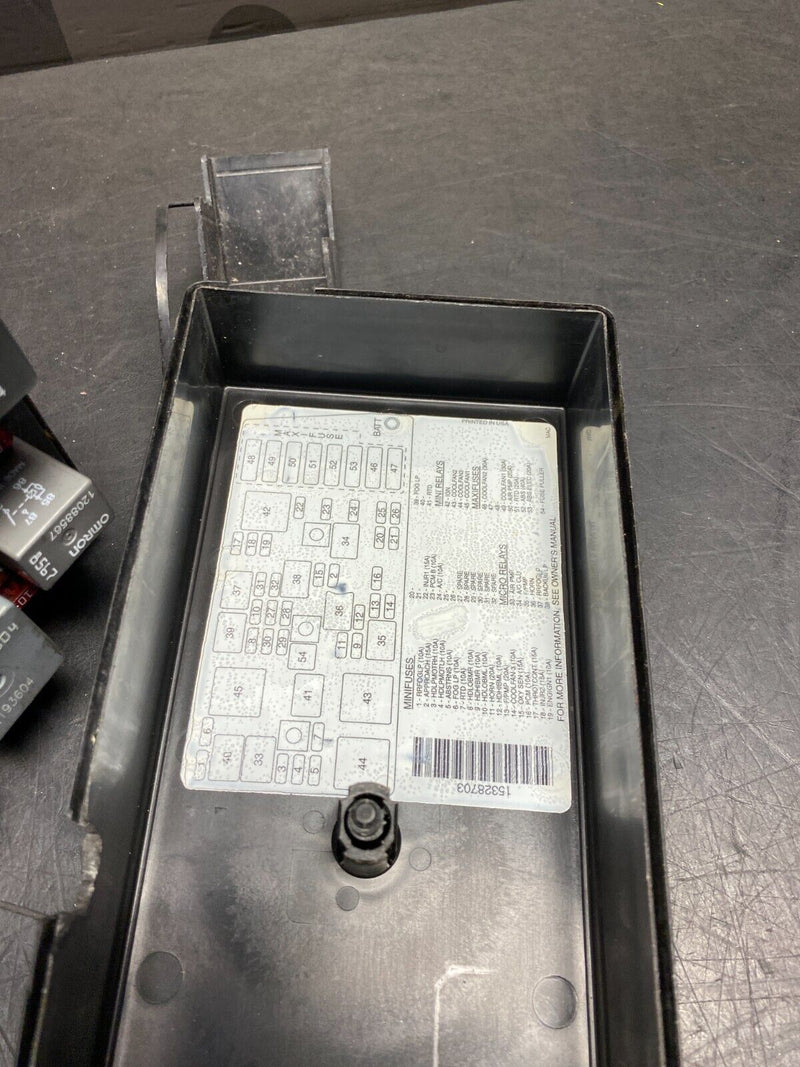 2001 CORVETTE C5 Z06 OEM ENGINE BAY FUSE BOX ASSEMBLY USED