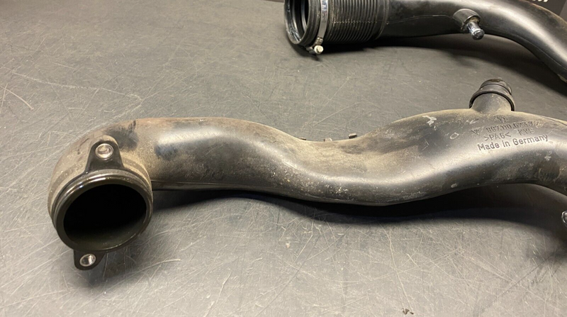 2007 PORSCHE 911 TURBO 997.1 OEM TURBO INLET PIPES PAIR DR PS USED