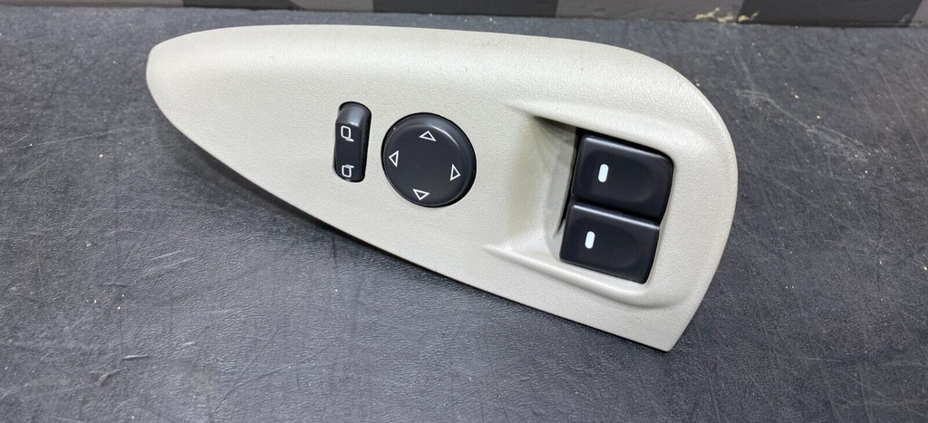 2012 CORVETTE C6 ZR1 LS9 OEM DRIVER LH DOOR PANEL SWITCH ASSEMBLY GREY USED