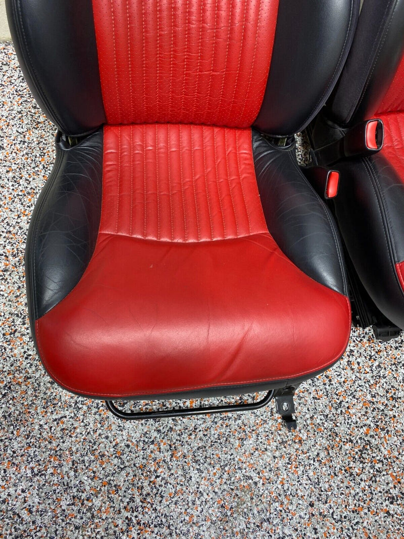 2001 CORVETTE C5 Z06 OEM MOD RED SEATS SEAT PAIR DRIVER PASSENGER NICE!! USED