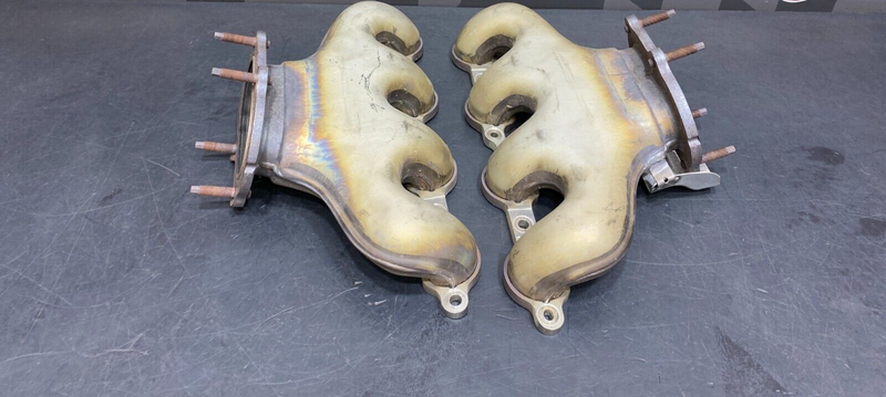 2008 CORVETTE C6Z06 OEM EXHAUST MANIFOLD HEADERS PAIR DRIVER PASSENGER USED