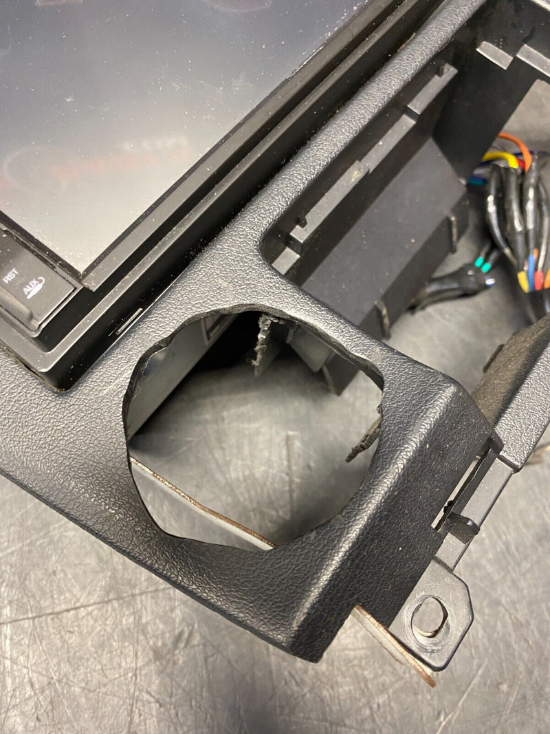 1998 NISSAN 240SX JOYBRING DOUBLE DIN HEAD UNIT WITH SURROUND USED *MODIFIED*