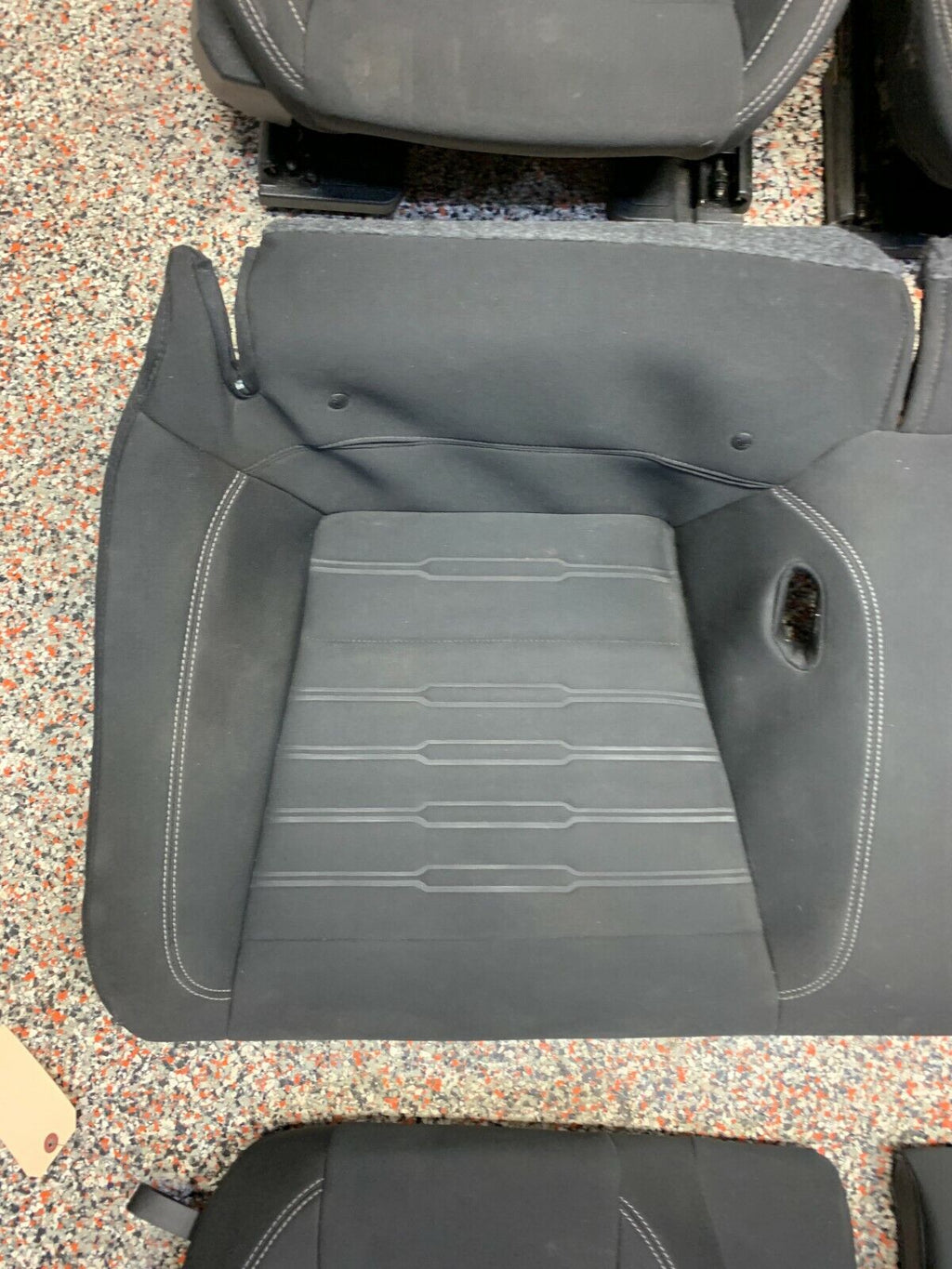 2015 FORD MUSTANG GT OEM CLOTH FRONT REAR SEATS -BLOWN BAGS- COUPE