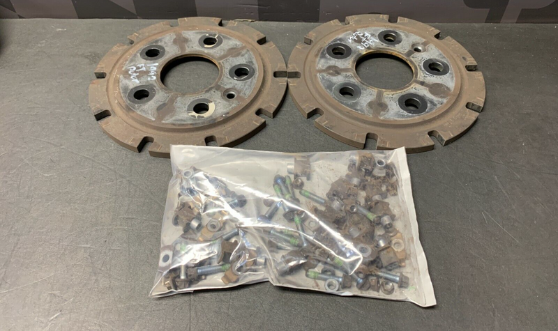 2013 CAMARO ZL1 CONVERTIBLE OEM FRONT TWO PIECE BRAKE ROTORS ROTOR HATS