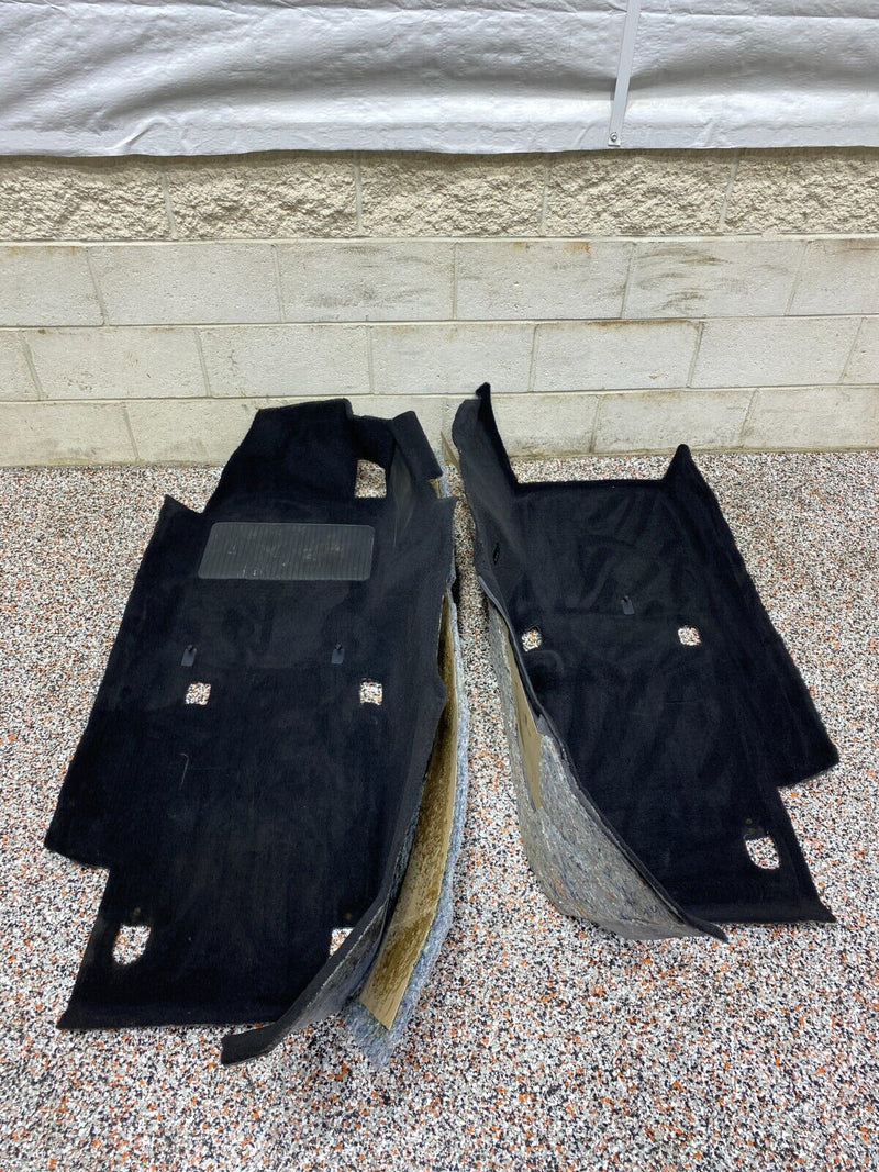 2003 CORVETTE C5 Z06 OEM BLACK CABIN AREA CARPET SET DRIVER PASSENGER USED