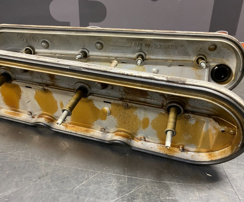 2010 CORVETTE GRANDSPORT LS3 OEM VALVE COVERS PAIR DR PS USED **READ**