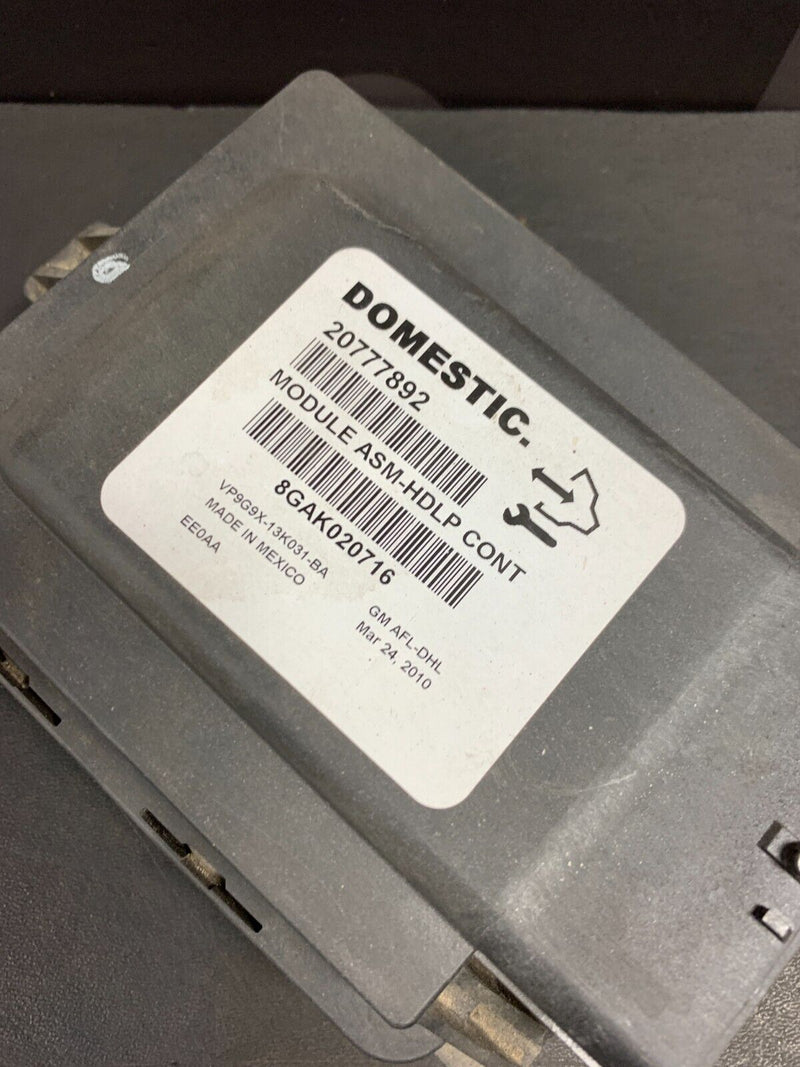 2010 CADILLAC CTSV CTS-V HEADLIGHT CONTROL MODULE 20777892 USED OEM