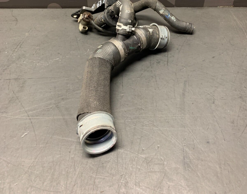 2018 PORSCHE 911 TURBO S RIGHT REAR INTERCOOLER PIPE WITH BYPASS VALVE USED OEM