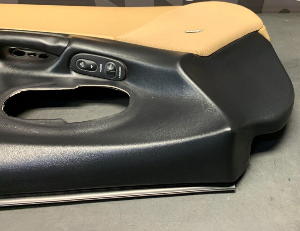 2000 CORVETTE C5 OEM PASSENGER RH DOOR PANEL BLACK TAN 77k MILES
