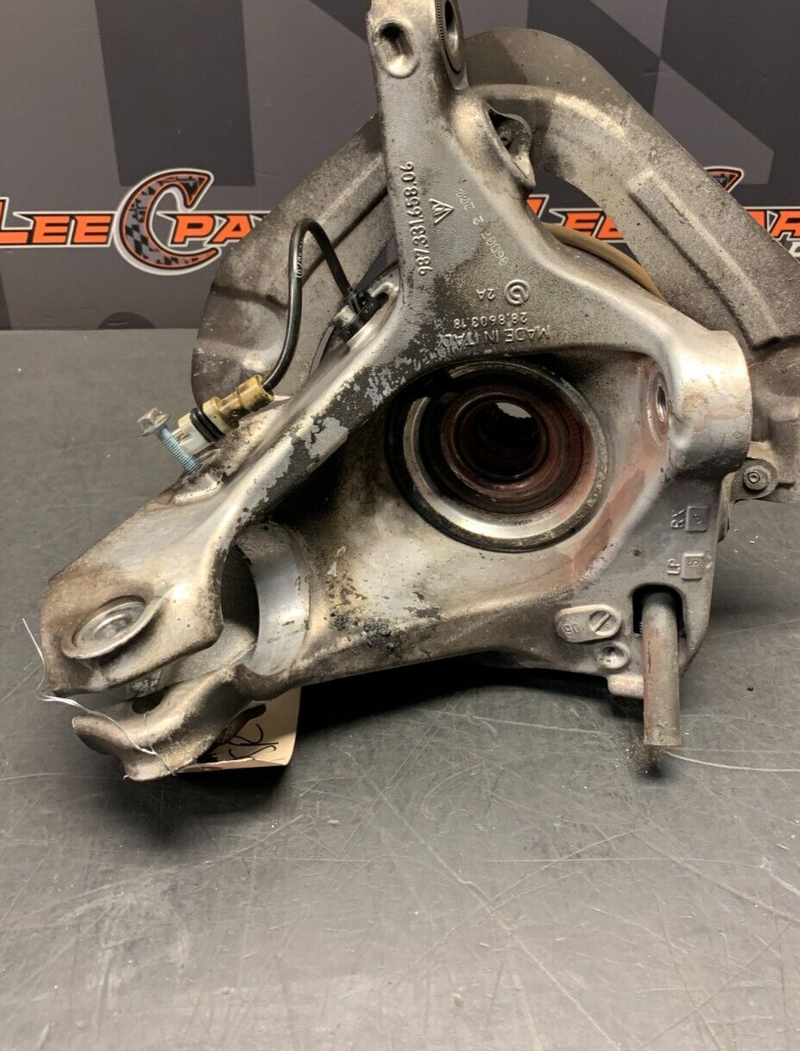 2006 PORSCHE CAYMAN S OEM PASSENGER REAR HUB KNUCKLE