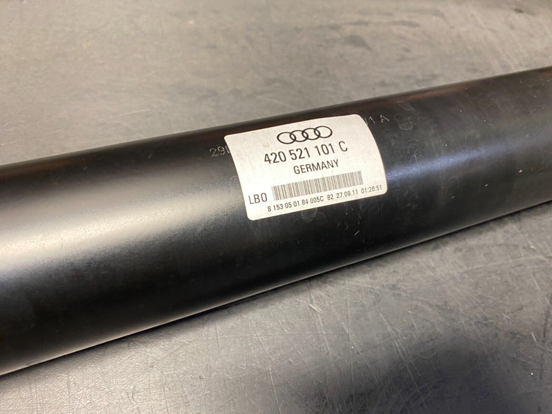 2012 AUDI R8 GT V10 OEM COUPE DRIVESHAFT FRONT TO REAR USED