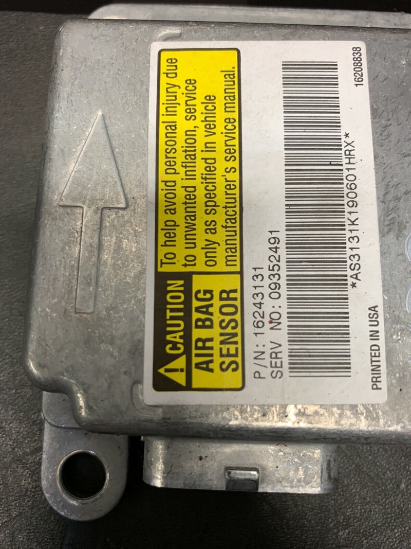 1999 CAMARO Z28 OEM 16243131 SRS MODULE