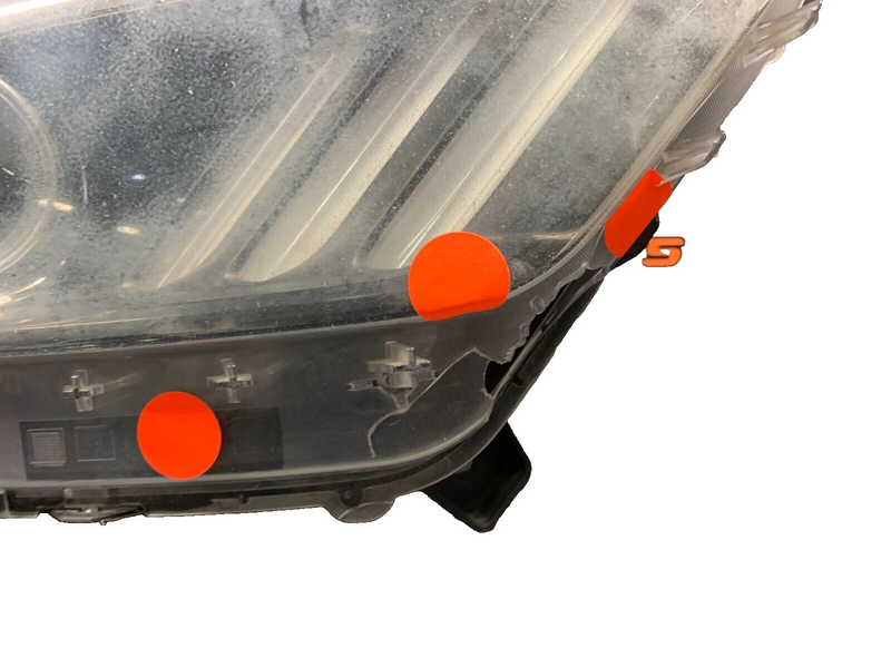 2018 FORD MUSTANG GT OEM RH PASSENGER HEADLIGHT -CRACKED LENSE-