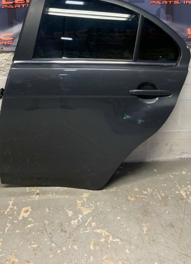 2008 MITSUBISHI EVOLUTION EVO X MR OEM DRIVER REAR DOOR