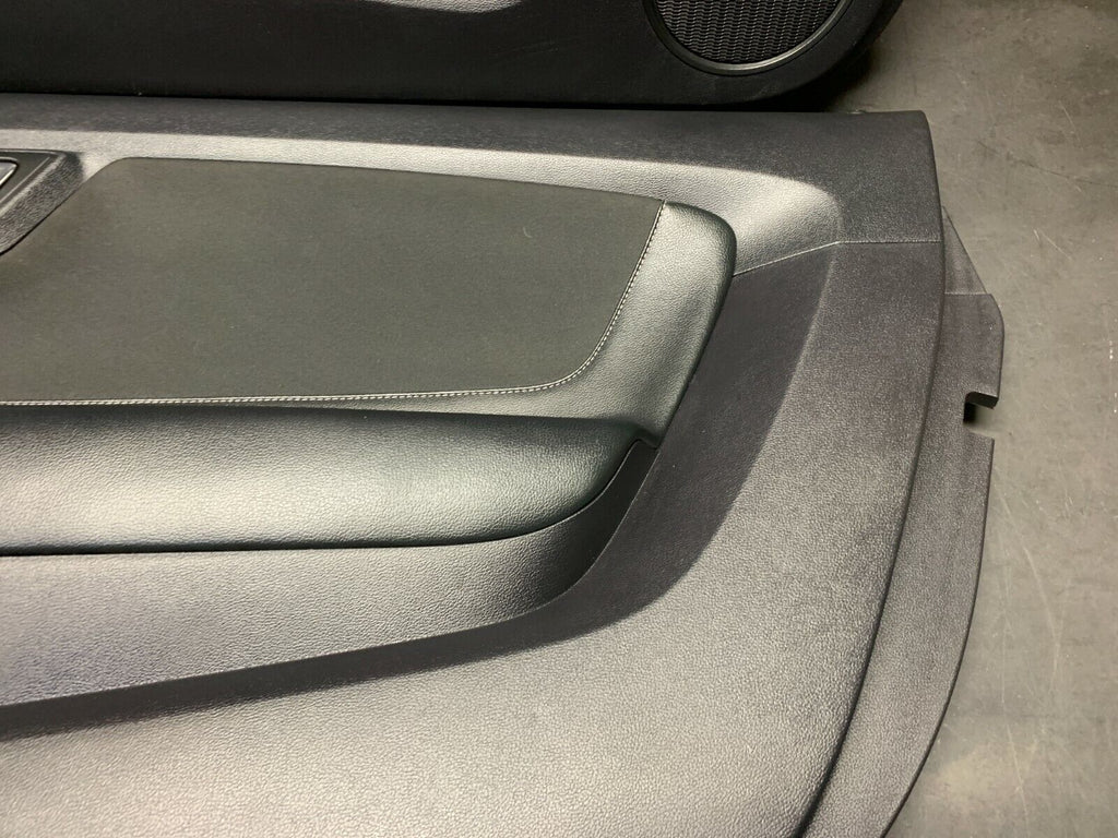 2015 FORD MUSTANG GT OEM DRIVER PASSENGER BLACK DOOR PANELS