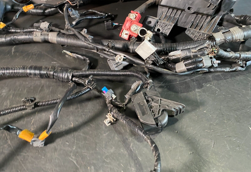 2018 MAZDA MIATA ND OEM FRONT END WIRING HARNESS WITH MAIN FUSE BOX USED