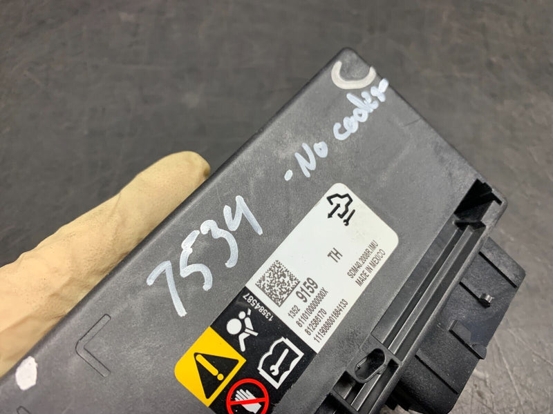 2019 CAMARO ZL1 1LE OEM SRS MODULE UNIT 13529159 -NO CODES-