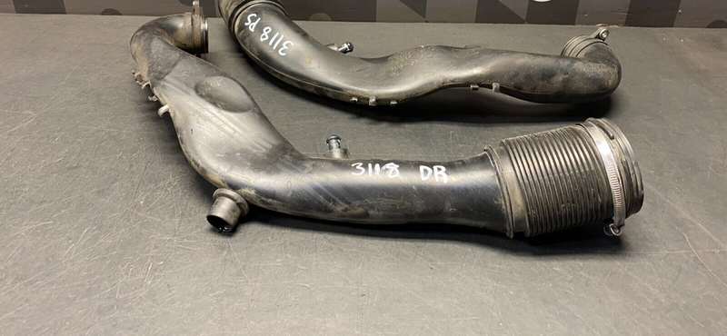 2007 PORSCHE 911 TURBO 997.1 OEM TURBO INLET PIPES PAIR DR PS USED