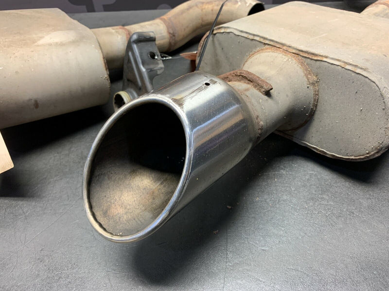 2016 FORD MUSTANG GT S550 AFTERMARKET WELD ON AXLE BACK MUFFLERS